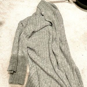 GRAY KNIT LUCKY BRAND CARDIGAN